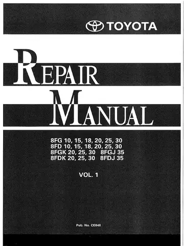 Toyota Forklift Service Manual Pdf Free Download
