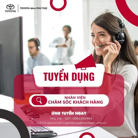 Toyota Tuyển Dụng Nhân Viên Chăm Sóc Khách Hàng Toyota Tuyển Dụng Nhân Viên Chăm Sóc Khách Hàng